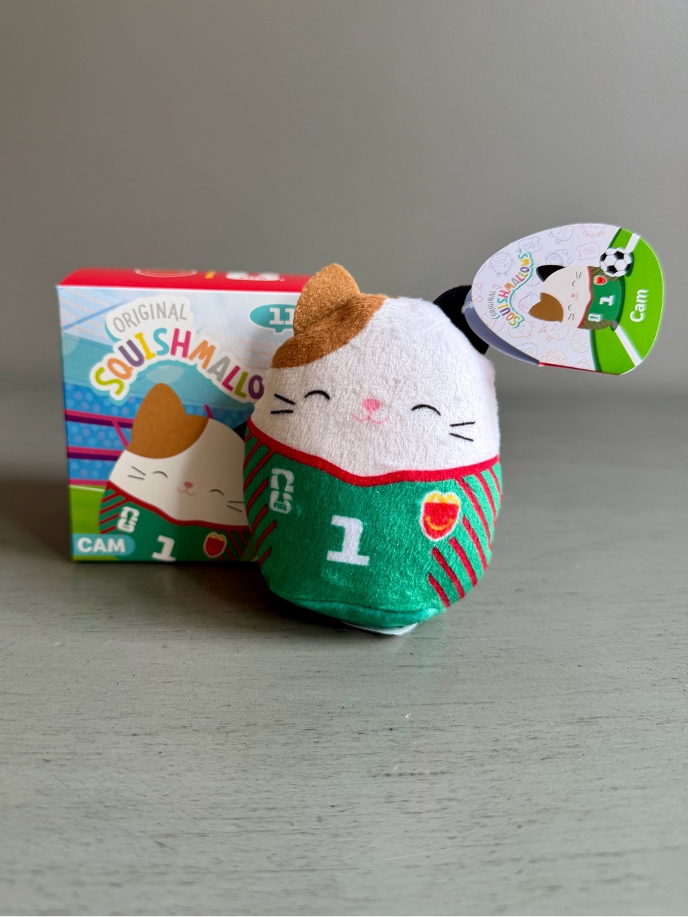 McDonald’s FIFA World Cup 2026 Squishmallows Cam The Cat #1 Happy Meal Toy NEW